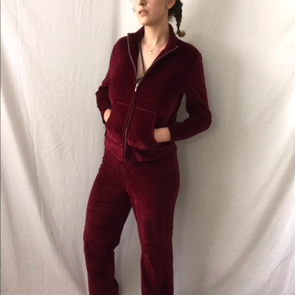 Charter Club Velour Tracksuit Set